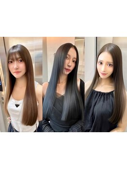 【縮毛矯正】一人ひとりの理想に合わせた施術でまるで地毛のような自然なストレートヘアに◇