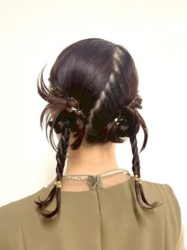 ヒュミ(hymy) 結婚式参列に♪/お呼ばれヘア/おとなっぽ/ゆるふあ/韓国カチモリ