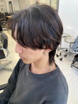 ウェイビーエフティフィフス 横浜西口(WAVEY ft.fifth) 横浜毛流れセンターパートニュアンスパーマフェザーパーマ30代◆