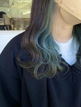 アニー 松戸(ANNI) ホワイトグレージュ/ミニウルフ/デジタルパーマ/チェリーブラウ