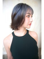 アール 北千住店(ar)&nbsp;外ハネボブ/グレーカラー/ 北千住