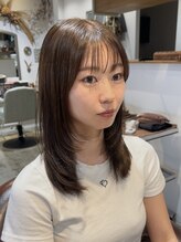 ナルヘアー 越谷(Nalu hair)&nbsp;大人レイヤー/顔まわりカットで小顔見せ