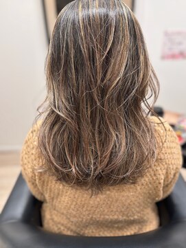 地毛ハイライト