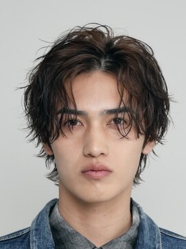 フィフス 渋谷(fifth) 渋谷フェザーパーマルーズパーマセンターパートコンマバング分け