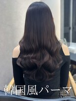 アミー 池袋(Ammy)&nbsp;コテ巻き風パーマ /韓国風パーマ/ラベンダーグレージュ/レイヤー