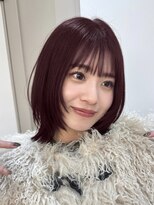 エニ 自由が丘(ENi)&nbsp;暖色カラー/レイヤーボブ/イメチェン/美髪/自由が丘