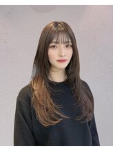 カルム 天神大名(calme)&nbsp;【calme】レイヤーカット 透明感カラー 韓国レイヤー