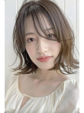 ナック ウメダ(knack UMEDA) 透け感くびれ外ハネボブ