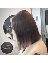 ミエルヘアーエスト 新宿店(mielhair est)&nbsp;ブリーチ無し♪グレージュ