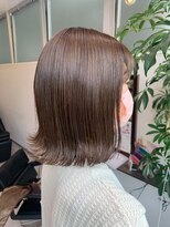 グーフィートーキョー 銀座(Goofy Tokyo) 外ハネスタイルにぴったりな切っぱなしボブ