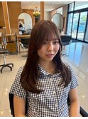 ナチュラルブラウン×モテレイヤー