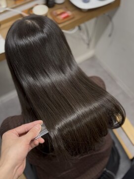 ファーストステップ 表参道(FIRST STEP) ブリーチなし髪質改善ツヤカラー/髪質改善カラー/トリートメント