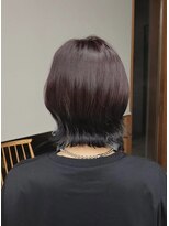 パルムヘアー(Palm hair) ボルドー×ネイビーブラック
