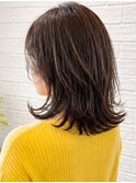 【40代×くびれミディ×オリーブベージュ】
