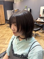 アルター(aL ter)&nbsp;【ボブウルフ×グレージュ】ダークパープル/鎌取/林愛華