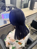 アジールヘア 赤羽駅南口店(agir hair)&nbsp;ブルーベリーカラー/寒色カラー/ブリーチ/クラゲヘア/赤羽
