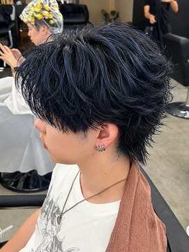 ハイパー ヨコハマ(HYPER yokohama) フェザーショート×ブルーブラック