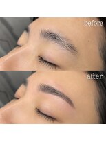 スリーアイ 梅田中崎町店(THREE EYE) 平行アーチ眉