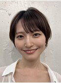 ショートショートボブくびれショート丸みショート大人ショート