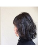 ダークアッシュでクールボブ