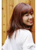【i+me】☆ゆるハネ大人ミディアム☆（泉岳寺美容室/i+me泉岳寺)