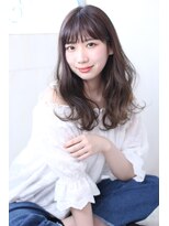 ガランテ(Galante)&nbsp;シースルー眉バング×耳かけラフウェーブ