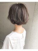 【Marl】モノクロームアッシュの無造作ボブ♪