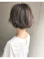 ヘアーアンドアトリエ マール(Hair&Atelier Marl)&nbsp;【Marl】モノクロームアッシュの無造作ボブ♪