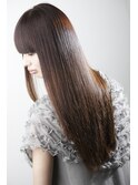 ツヤ髪ストレートロング