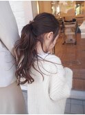 キッズヘア　キッズカット　女の子　ロング　アレンジ　二子玉川