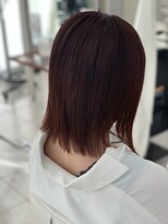 ルクール 喜多町店(Le Coeur)&nbsp;切りっぱミディ×ツヤストレート/ツヤ髪◎20代30代40代50代