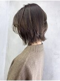 ショートウルフレイヤー_エアリーミディショートパーマ_ba274842
