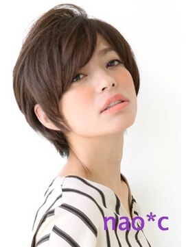 ナオシ トレス 富雄店(nao*c tres) 【富雄nao*c tres】大人かわいい小顔☆ナチュラルショートボブ