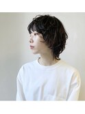 ウルフ×アッシュグレージュ×【ISAO】