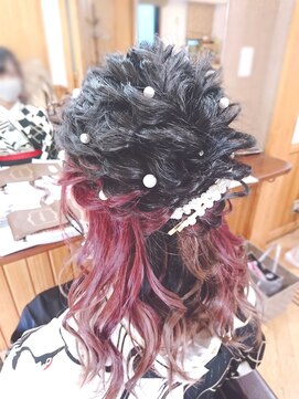 エクステンション クーチャー(Extention Cu'cha) 卒業式ヘアメイク　ハーフアップ(^O^)