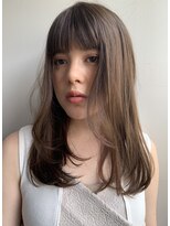 ブラウヘアアンドケア(care)&nbsp;ワンカールでも決まる！ローレイヤー