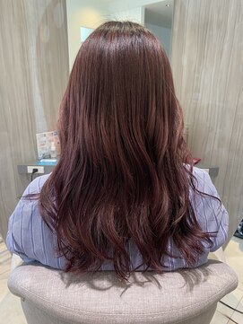 カラーズ(PRIVATE HAIR SALON COLOR'S) ちょうどいい派手さが可愛い♪チェリーレッド＋クラシカルピンク