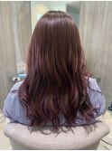 ちょうどいい派手さが可愛い♪チェリーレッド+クラシカルピンク