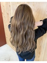 ディードットログ 大和西大寺店(D.Log)&nbsp;ハイライトグラデーションカラーベージュカラー　大和西大寺