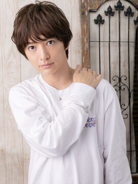 ダンディ館アダム 戸頭店 くせ毛風短髪パーマで動きを演出！マッシュパーマE戸頭