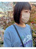 コントラストを強めたインナーカラー