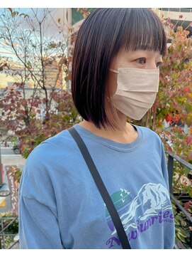 ツイギー 宮西店(TWiGGY) コントラストを強めたインナーカラー