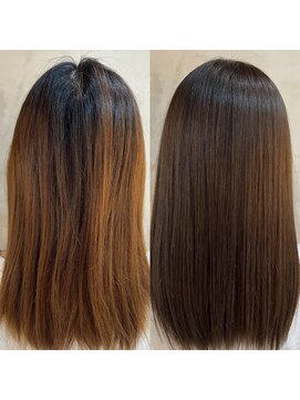 ヘアーソート(hair sort) 髪質改善　縮毛矯正  酸性トリートメント　イルミナカラー