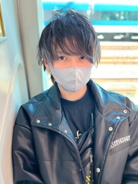 ミッシェル アフロート(michelle afloat) ◆プラチナアウターカラーウルフ◆