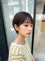 フェイス 石川町 (FACE) 丸みクビレコンパクトマッシュショート春カラー/HONOKA