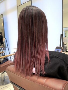 クアトログランシュ ひたちなか店(QUATRO×GranCieux) バレイヤージュ【ひたちなか/カラー/バレイヤージュ】