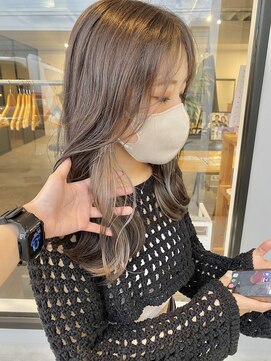 ナンバー 竪町(number+) 20代30代40代エギョモリくびれ韓流イヤリングカラーベージュ