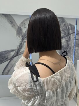 リルーム 伊勢崎店(Re:room) ストレートボブ/秋色/透明感カラー