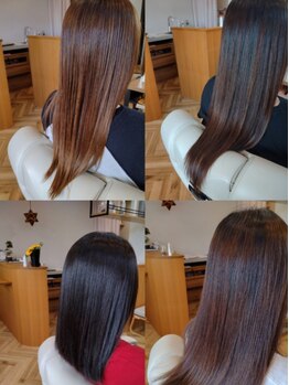 ピクシー(Pixie)の写真/ダメージレスにとことんこだわる。その思いから薬剤を厳選！艶のある自然なストレートヘアを叶えてくれる＊