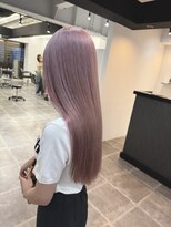 ペレ 栄店(PELE)&nbsp;前髪/アンブレラカラー/こなれミディ/イメチェン/ウェーブパーマ